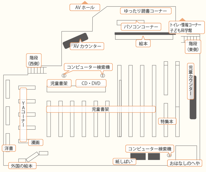 2階の地図の画像